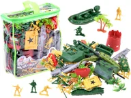 Figurki dla dzieci - Zestaw Żołnierzyki Figurka Wojsko Czołg Helikopter - miniaturka - grafika 1