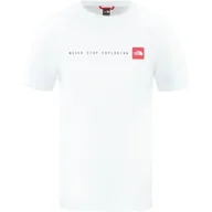Koszulki męskie - The North Face Koszulka męska NSE Tee biała r. L T92TX4LB1 - miniaturka - grafika 1