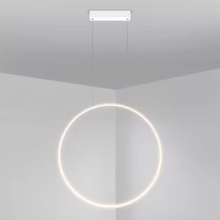Obręcz LED na zwisach, do stylowej łazienki LP-999/1P L WH z serii MIRROR - Lampy sufitowe - miniaturka - grafika 1