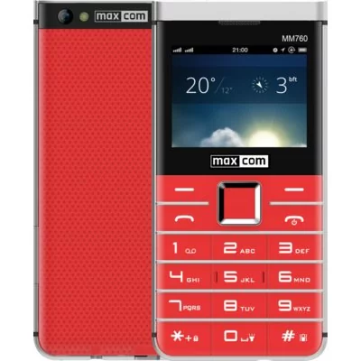 Maxcom Comfort MM760 Dual Sim Czerwony