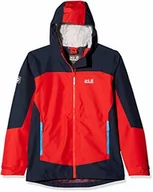 Kurtki i płaszcze dla dziewczynek - Jack Wolfskin Kurtka AKKA JACKET BOYS peak red - 92 - miniaturka - grafika 1