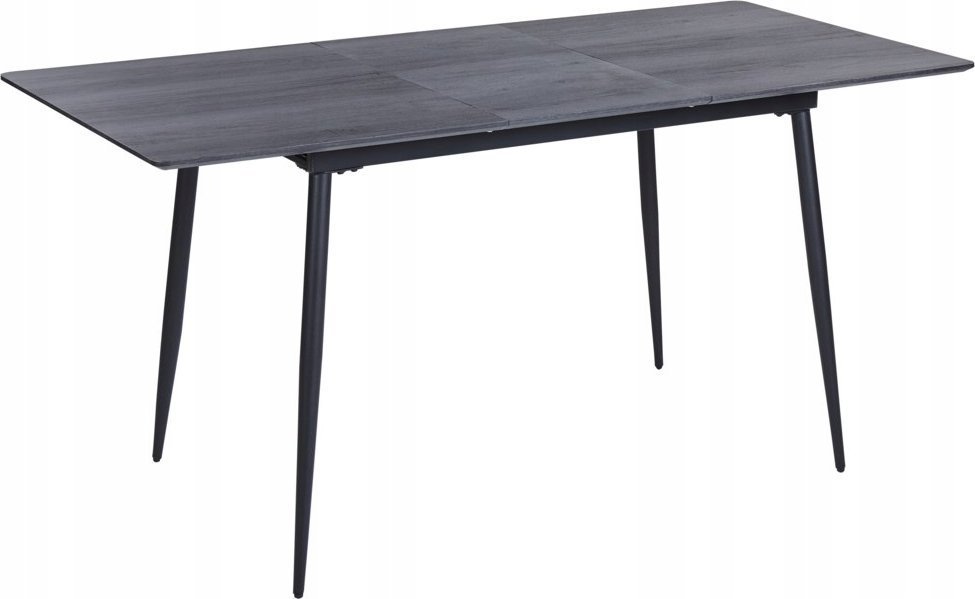 Beliani Stół do jadalni rozkładany 120/160 x 80 cm ciemne drewno GARMIN