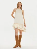 Sukienki - YAS Sukienka koktajlowa Eleanor 26034241 Écru Regular Fit - miniaturka - grafika 1