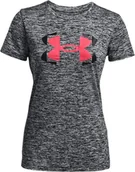Bluzki damskie - Koszulka damska Under Armour Tech Twist Graphic SSC szara 1366125 001-S - miniaturka - grafika 1