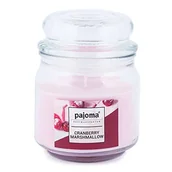Świece - Pajoma Świeca zapachowa "Cranberry Marshmallow" Sweet Edition w słoiku cukierkowym, 248 g, świeca premium do zamykania, na około 55 godzin - miniaturka - grafika 1