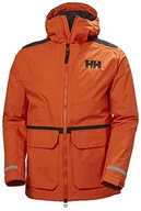 Kurtki męskie - Helly Hansen Męska kurtka przeciwdeszczowa Transition, Patrol Orange, M - miniaturka - grafika 1