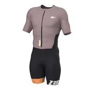 Bielizna sportowa męska - ZEROD Strój triathlonowy RACER TT SUIT cinder grey - miniaturka - grafika 1