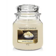 Świece - Yankee Candle Świeca Średnia Coconut Rice Cream 65-75h 411g - miniaturka - grafika 1