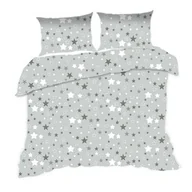 Pościel dla dzieci - Extrapościel Pościel bawełniana 160x200 366K gwiazdki szara Kids 24 - miniaturka - grafika 1