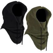 Czapki narciarskie - TEMU 2 szt. Zimowa Kominiarka i Czapka z Pełnym Okryciem Głowy – Wiatroszczelna Maska Termiczna z Pełną Ochroną Szyi i Żuchwy, Regulowany Sznurek i - miniaturka - grafika 1