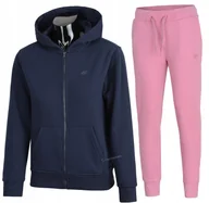 Spodnie sportowe damskie - 4F DAMSKI DRES BAWEĹNA KOMPLET BLUZA SPODNIE / rozm XS - miniaturka - grafika 1