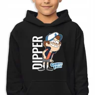 Bluzy dla dziewczynek - Bluza Dziecięca Z Kapturem 152 Cm Mabel Napis Gravity Falls Wiele Wzorów - miniaturka - grafika 1