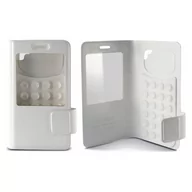 Etui i futerały do telefonów - Case Folio na telefon komórkowy KSIX 4,5" Biały Uniwersalny - miniaturka - grafika 1
