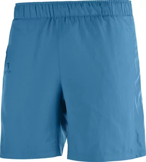 Spodnie sportowe damskie - Salomon Spodenki Agile 7" Short M Fjord Blue C12902 - grafika 1