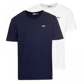 Koszulki męskie - Fila T-Shirt Brod Tee 2-Pack Biały Granatowy Fam0083.13009 Xl - miniaturka - grafika 1