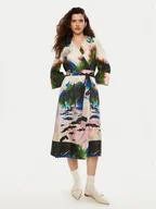 Sukienki - Munthe Sukienka codzienna Samen 244130424418 Kolorowy Regular Fit - miniaturka - grafika 1