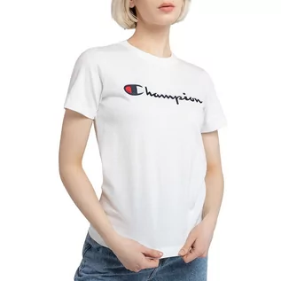 Koszulki i topy damskie - Champion Organic Cotton Script Logo > 114472-WW001 - grafika 1