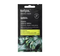 Maseczki do twarzy - Tołpa DERMO FACE SEBIO. MASKA CZARNY DETOX 8ML - miniaturka - grafika 1