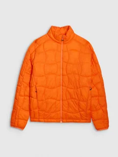 Męska kurtka trekkingowa 4F 4FWSS25TDJAM527 - pomarańczowa - Kurtki i kamizelki sportowe męskie - miniaturka - grafika 1