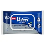 Papier toaletowy - Velvet for Men Nawilżany papier toaletowy 48 sztuk - miniaturka - grafika 1