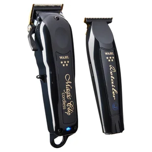 Wahl Cordless Barber Combo zestaw maszynka Magic Clip Cordless i trymer Detailer Li Cordless - Maszynki do strzyżenia - miniaturka - grafika 1