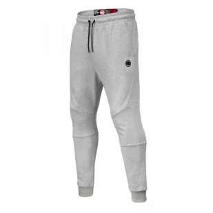 Spodnie dresowe Pit Bull 300 Interlock Dolphin '23 - Szary Melanż - Odzież taktyczna i umundurowanie - miniaturka - grafika 1