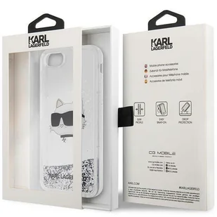 Karl Lagerfeld KLHCI8LNCHCS iPhone 7/8/ SE 2020/2022 srebrny/silver hardcase Glitter Choupette Head - Etui i futerały do telefonów - miniaturka - grafika 8