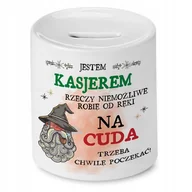 Skarbonki - Skarbonka Dla Kasjera na Urodziny na Prezent z Nadrukiem ze Zdjęciem - miniaturka - grafika 1