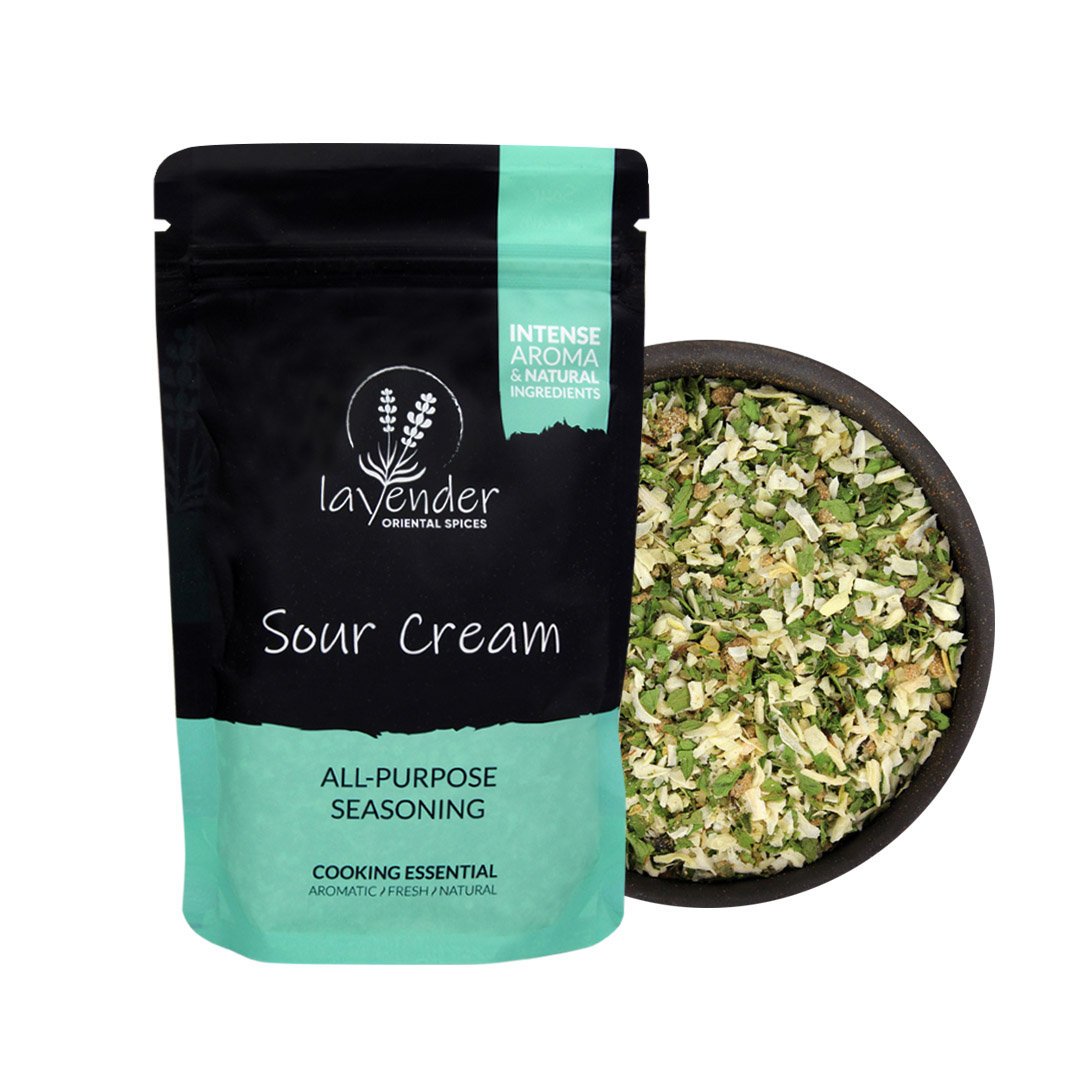 Sour Cream - Cebulowo-ziołowa przyprawa o smaku fromage 110 g| Lavender Spices