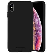 Etui i futerały do telefonów - Mercury Silicone iPhone 11 czarny /black - miniaturka - grafika 1