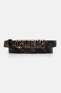 Paski - Guess pasek VICTORIA damski kolor brązowy BW9167 P4220 - miniaturka - grafika 1