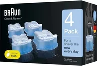 Akcesoria i części AGD - Wkład czyszczący BRAUN do golarki 4 pack - miniaturka - grafika 1