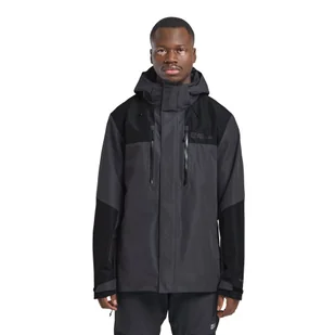 Męska kurtka przeciwdeszczowa Jack Wolfskin JASPER 2L JKT M Phantom - S - Kurtki męskie - miniaturka - grafika 1