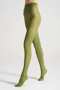 SATIN 40 Rajstopy Kryjące Dostępne 52 kolory verde 4 Veneziana. - Rajstopy - miniaturka - grafika 1