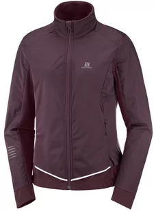 Salomon Kurtka Salomon Lightning Lightshell W Winetasting/Mauve Wine C13631 - Kurtki i kamizelki sportowe damskie - miniaturka - grafika 1