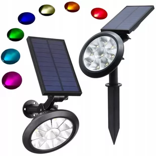 Lampa Lampka Solarna Rgbw Led Ogrodowa Świąteczna - Lampy ogrodowe - miniaturka - grafika 1