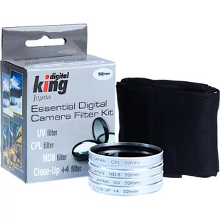 King Digital (UV + polaryzacyjny + ND8 + +4) 52 mm - Filtry fotograficzne - miniaturka - grafika 1