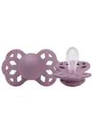 Smoczki uspokajające - Baby in World Smoczek uspokajający symetryczny Bibs Infinity Mauve S 0-6 - miniaturka - grafika 1