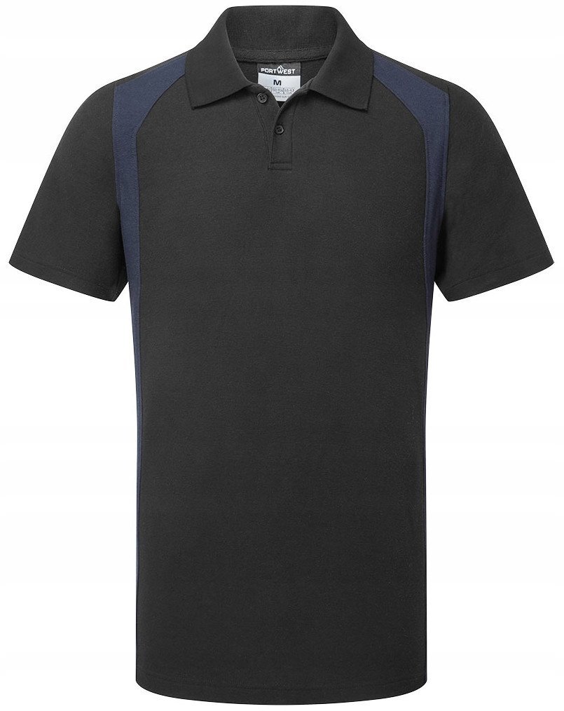 Koszulka polo WX2 z bawełny Portwest CD812 BNR r. 2XL