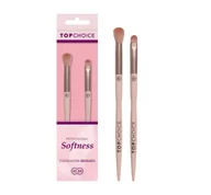 Pędzle do makijażu - TOP CHOICE PROFESSIONAL SOFTNESS PĘDZLE DO MAKIJAŻU OCZU 03 + 04 30048 - miniaturka - grafika 1