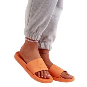 4F Klapki Damskie sportowe Pomarańczowe rozmiar 38