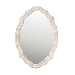 Romimex Lustro ścienne szare drewno 61 x 86 x 3 cm - Lustra - miniaturka - grafika 1