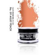 Żele do paznokci - Victoria Vynn Żel budujący Milky Peach No.009 SALON BUILD GEL 15 ml - miniaturka - grafika 1