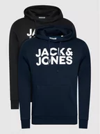 Bluzy męskie - Jack&Jones Komplet 2 bluz Corp 12191761 Kolorowy Regular Fit - miniaturka - grafika 1