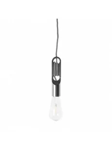 Zuma Line Lampa wisząca pojedynczy zwis Wickle PL-15102-CH chrom PL-15102-CH - Lampy sufitowe - miniaturka - grafika 1