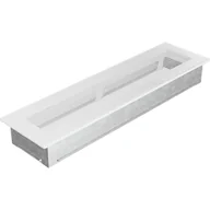 Akcesoria kominkowe - Kratki.pl KRATKA KOMINKOWA PROSTOKĄTNA BIAŁA 110X420 MM 42B - miniaturka - grafika 1