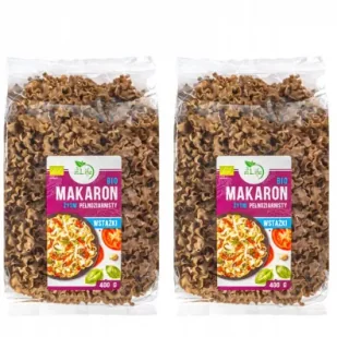 BioLife Makaron żytni pełnoziarnisty wstążki Zestaw 2 x 400 g Bio - Makaron - miniaturka - grafika 1