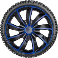 Kołpaki samochodowe - Kołpaki Samochodowe Nrm Quad 15" (Niebiesko-Czarny) - Gabaryt K1 - miniaturka - grafika 1