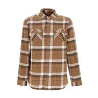 Koszule męskie - OXBOW O2CHAKARO Koszula męska z długim rękawem z tkaną kratką - miniaturka - grafika 1