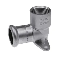 Akcesoria hydrauliczne - Podejście pod baterię z uszami KAN-therm Inox - 22 x 3/4" - miniaturka - grafika 1